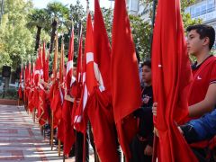 BELEDİYE BAŞKANI ÖZCAN CUMHURİYET BAYRAMI 100. YIL TÖRENİNDE KONUŞTU