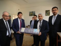 ADÜ Rektörü Prof. Dr. Bülent Kent, Nazilli Belediye Başkanı Kürşat Engin Özcan’ı Ziyaret Etti